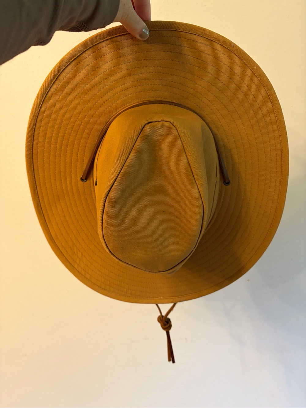 Brixton Wide Brim Hat - Light Brown Medium